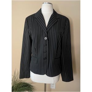 RALPH LAUREN BLACK STRIPES  BLAZER Jacket 12